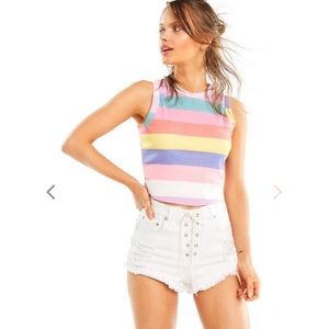 Wildfox Castaway Keaton Stripe tank top